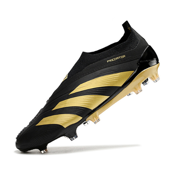 Adidas Predator 30 Elite Laceless Black and Gold FG