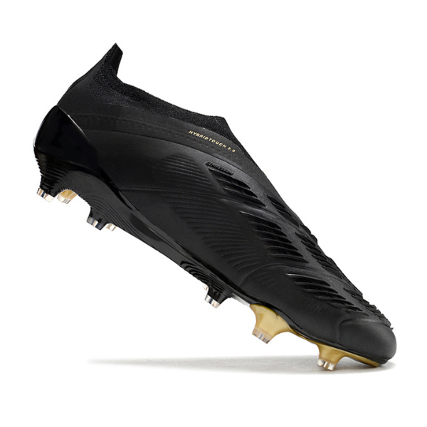 Adidas Predator 30 Elite Laceless Black and Gold FG