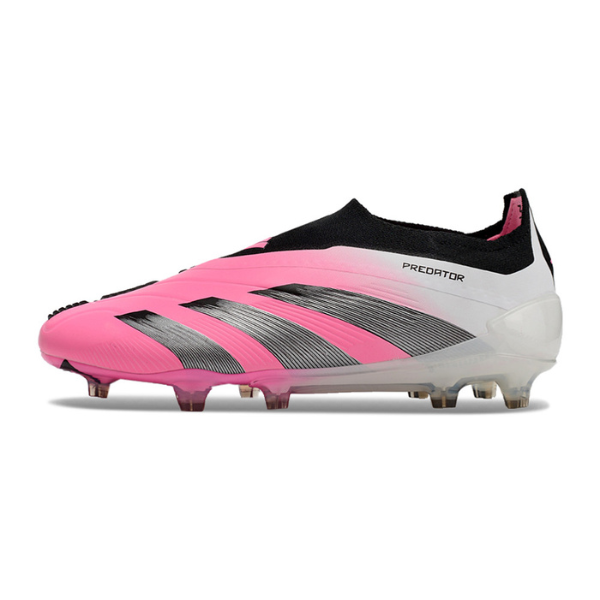 Adidas Predator 30 Elite Laceless Pink and White FG