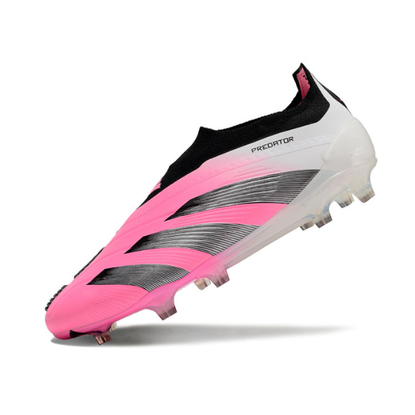Adidas Predator 30 Elite Laceless Pink and White FG