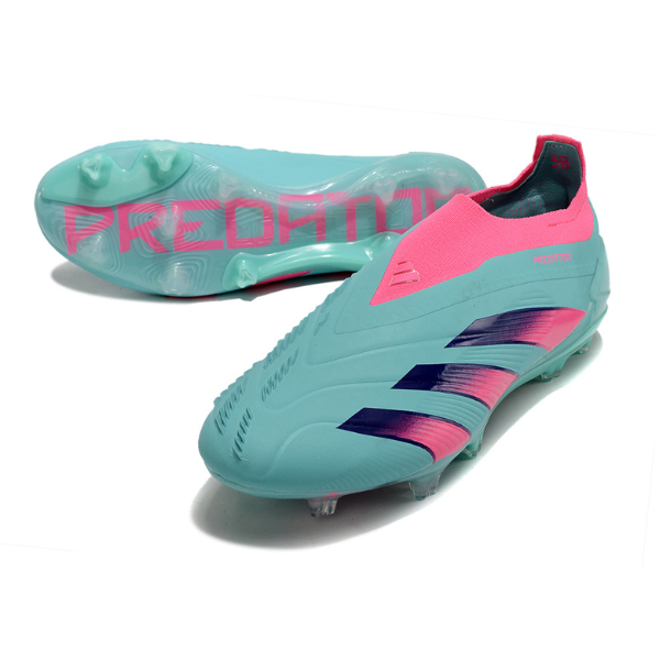 Adidas Predator 30 Elite Laceless Blue and Pink FG