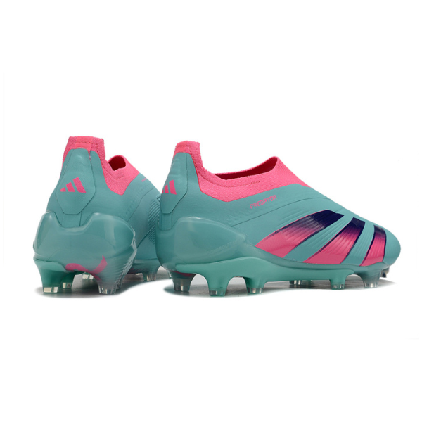 Adidas Predator 30 Elite Laceless Blue and Pink FG