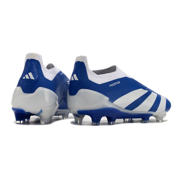 Adidas Predator 30 Elite Laceless Blue and White FG