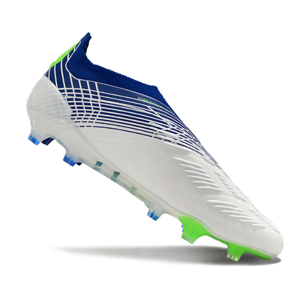 Adidas Predator 30 Elite Laceless White Blue and Green FG