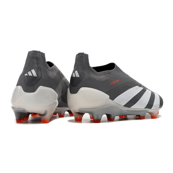Adidas Predator 30 Elite Laceless Gray and White FG