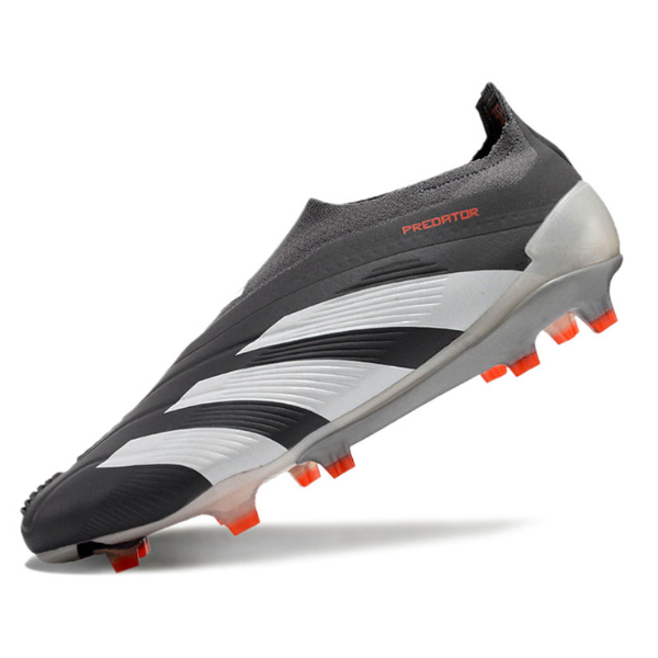 Adidas Predator 30 Elite Laceless Gray and White FG