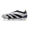 Adidas Predator 30 Elite Laceless Silver and Black FG