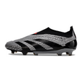 Adidas Predator 30 Elite Laceless Gray and Black FG