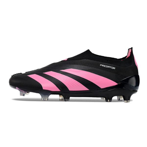 Adidas Predator 30 Elite Laceless Black and Pink FG