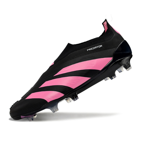Adidas Predator 30 Elite Laceless Black and Pink FG