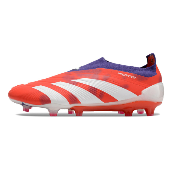 Adidas Predator 30 Elite Laceless Red White and Purple FG