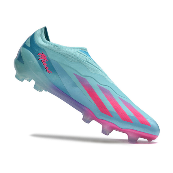 Adidas X Crazyfast.1 Laceless Black and Red FG