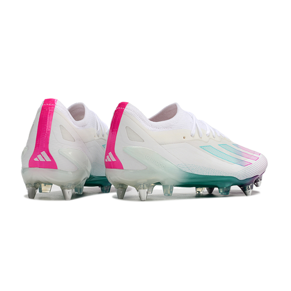 Adidas X Crazyfast1 White Purple and Blue SG