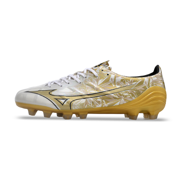 Mizuno Alpha White and Gold FG