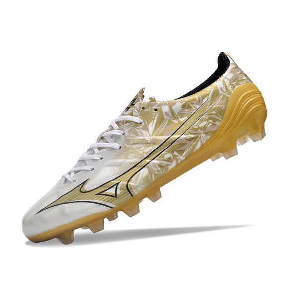 Mizuno Alpha White and Gold FG