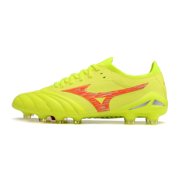 Mizuno Morelia Neo IV Elite Yellow and Red FG