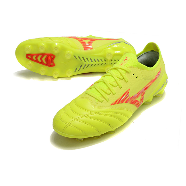 Mizuno Morelia Neo IV Elite Yellow and Red FG
