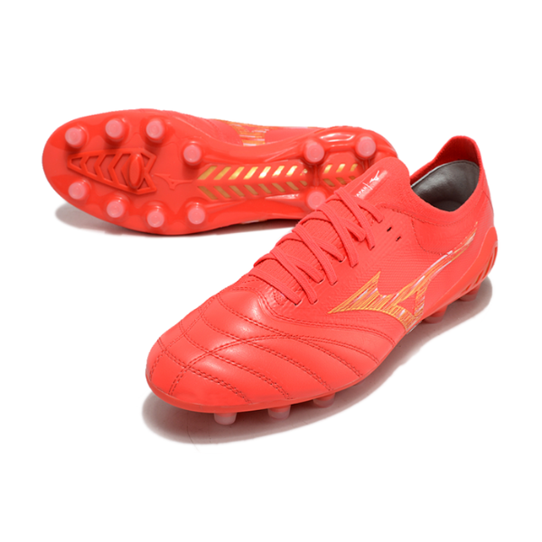 Mizuno Morelia Neo III Elite Red and Yellow FG