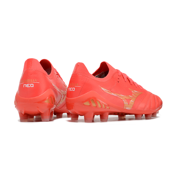 Mizuno Morelia Neo III Elite Red and Yellow FG
