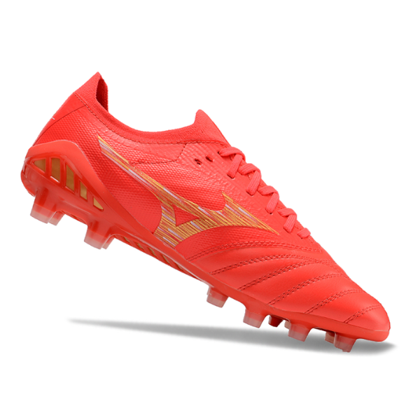 Mizuno Morelia Neo III Elite Red and Yellow FG