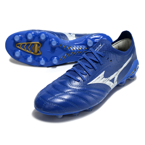 Mizuno Morelia Neo IV Elite Blue and White FG