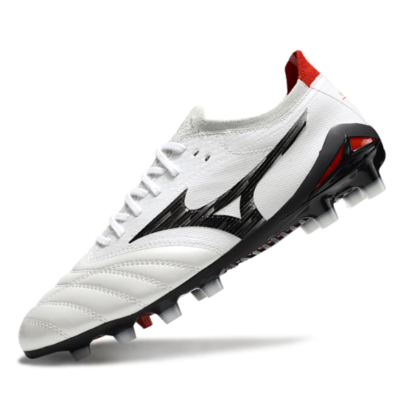 Mizuno Morelia Neo IV Elite White Black and Red FG