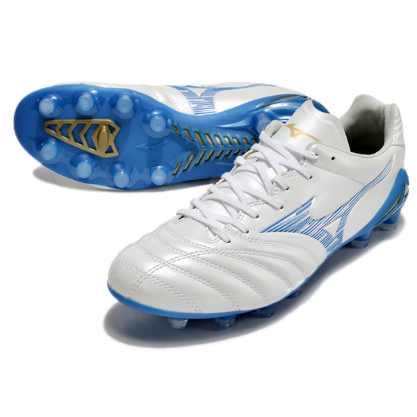 Mizuno Morelia Neo IV Pro White and Blue FG