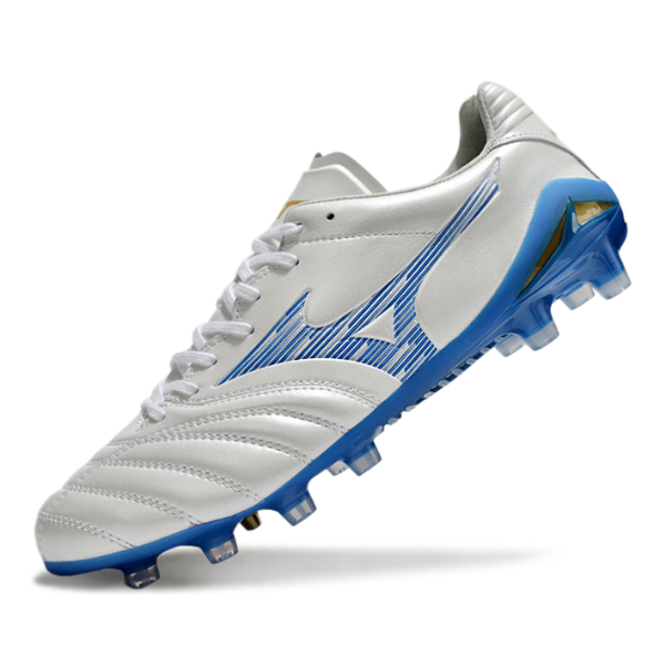 Mizuno Morelia Neo IV Pro White and Blue FG