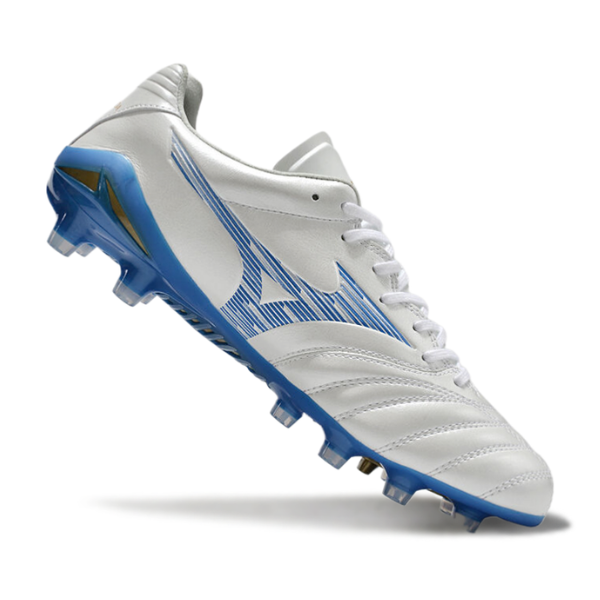 Mizuno Morelia Neo IV Pro White and Blue FG