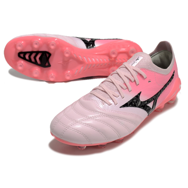 Mizuno Morelia Neo IV Elite Pink and White FG