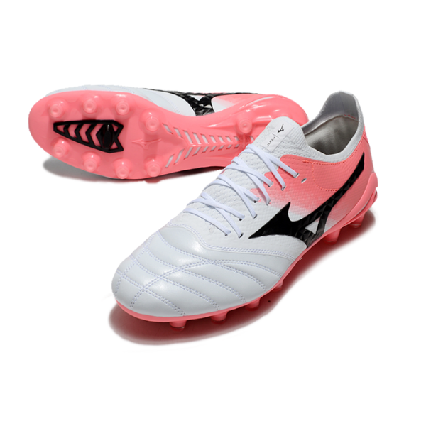 Mizuno Morelia Neo IV Elite White and Salmon FG