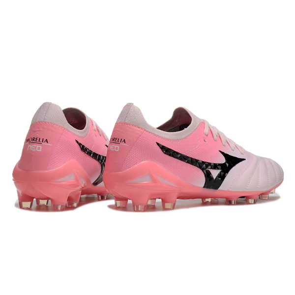 Mizuno Morelia Neo IV Elite Pink and White FG