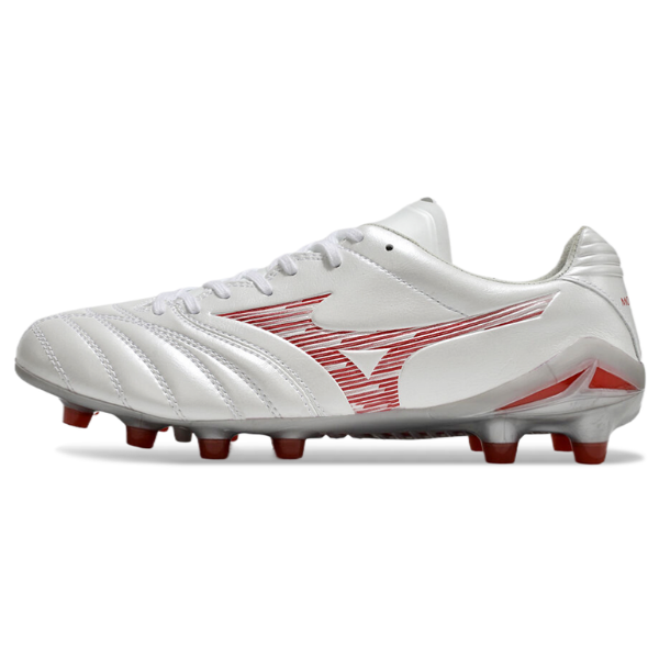 Mizuno Morelia Neo IV Pro White and Red FG