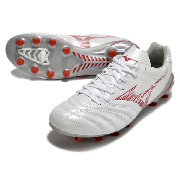 Mizuno Morelia Neo IV Pro White and Red FG