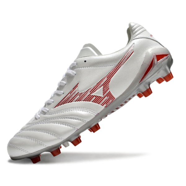 Mizuno Morelia Neo IV Pro White and Red FG