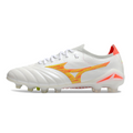 Mizuno Morelia Neo IV Elite White Orange and Yellow FG