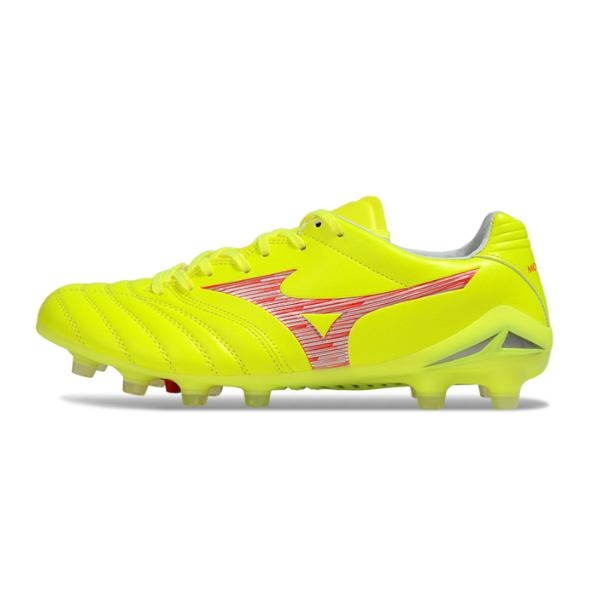 Mizuno Morelia Neo IV Pro Yellow and Red FG