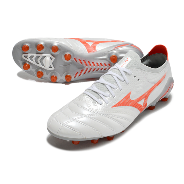 Mizuno Morelia Neo IV Pro White and Orange FG