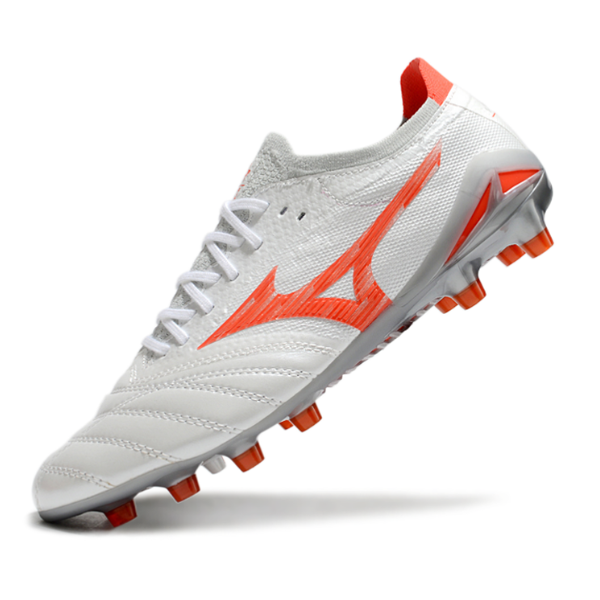 Mizuno Morelia Neo IV Pro White and Orange FG