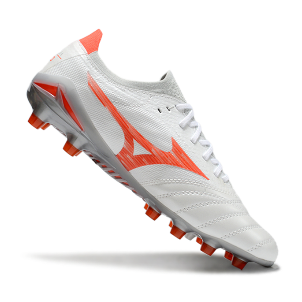 Mizuno Morelia Neo IV Pro White and Orange FG