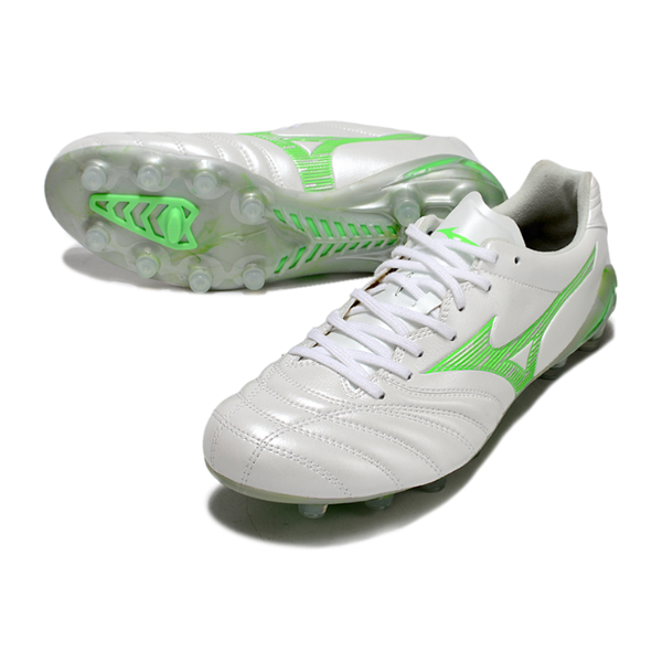 Mizuno Morelia Neo IV Pro White and Green FG
