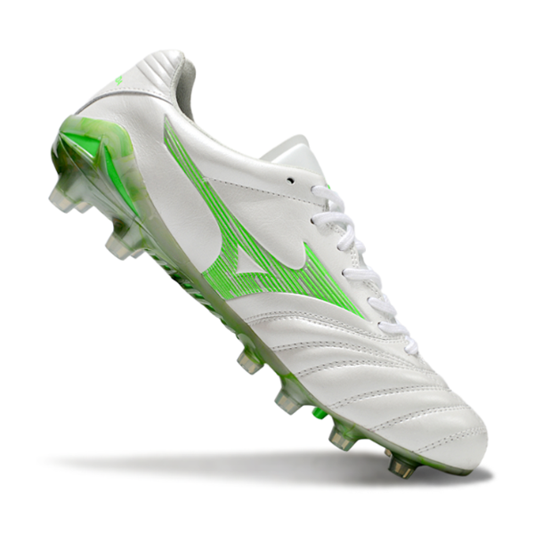 Mizuno Morelia Neo IV Pro White and Green FG
