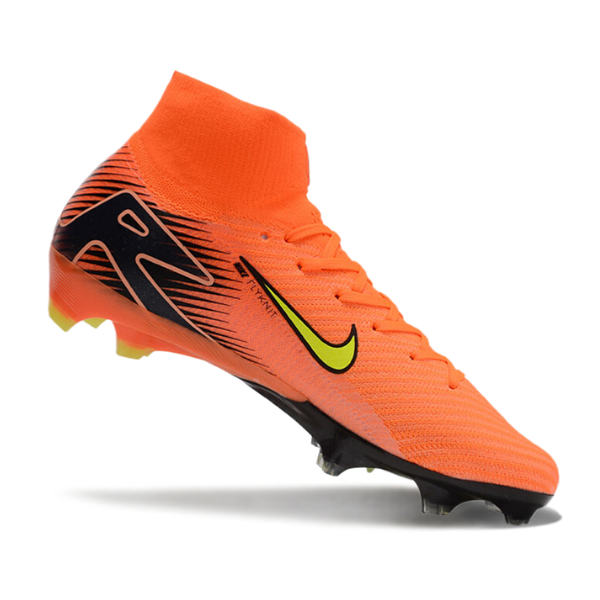 Nike Air Zoom Mercurial Superfly 10 Elite Orange and Black FG