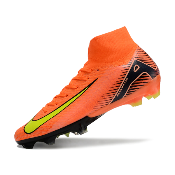 Nike Air Zoom Mercurial Superfly 10 Elite Orange and Black FG
