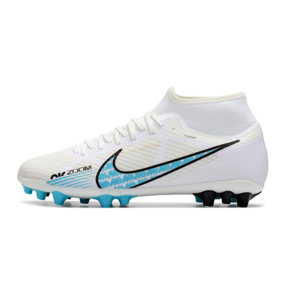 Nike Air Zoom Mercurial Superfly 9 Academy White and Blue AG