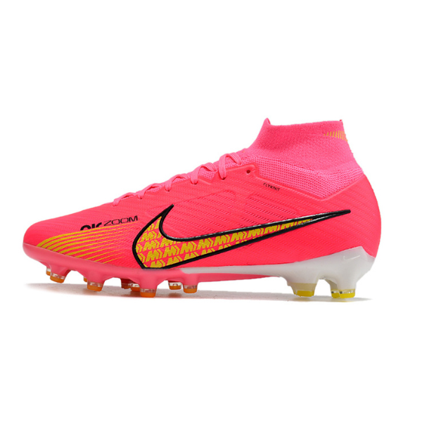 Nike Air Zoom Mercurial Superfly 9 Elite Pink and Yellow AG