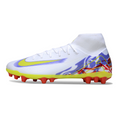 Nike Air Zoom Mercurial Superfly 10 Academy White Purple and Red AG