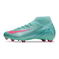 Nike Air Zoom Mercurial Superfly 10 Academy Light Blue and Pink AG