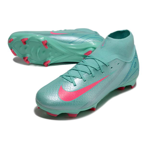 Nike Air Zoom Mercurial Superfly 10 Academy Light Blue and Pink AG