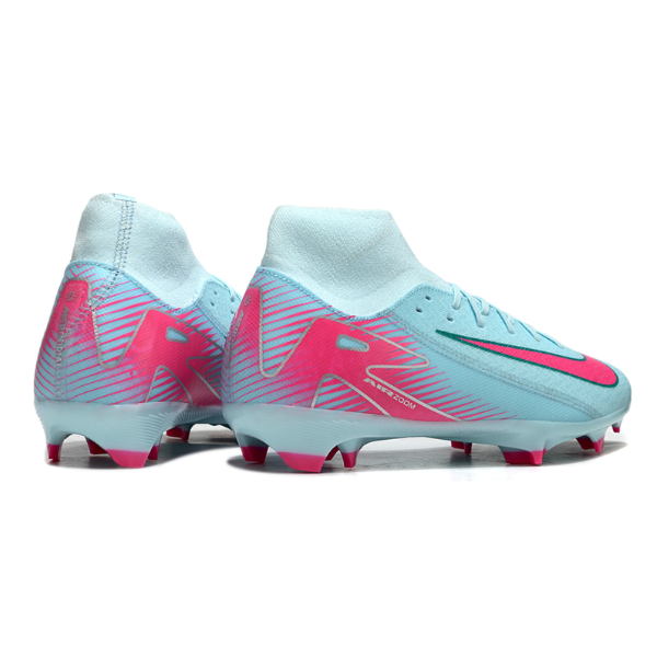 Nike Air Zoom Mercurial Superfly 10 Academy Light Blue and Pink FG